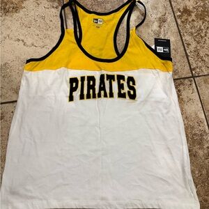 Yellow and White Pirates Tank Top